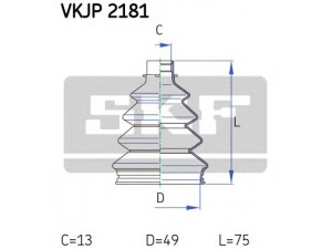 SKF VKJP 2181 gofruotoji membrana, vairavimas 
 Vairavimas -> Gofruotoji membrana/sandarinimai