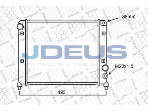 JDEUS 000V04 radiatorius, variklio aušinimas 
 Aušinimo sistema -> Radiatorius/alyvos aušintuvas -> Radiatorius/dalys
161000704100, 162120704104, 60526047
