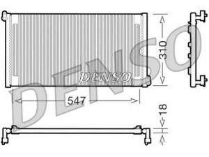 DENSO DCN09011 kondensatorius, oro kondicionierius 
 Oro kondicionavimas -> Kondensatorius
46809637