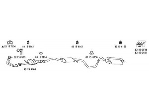 HJS Fo_253 išmetimo sistema 
 Išmetimo sistema -> Išmetimo sistema, visa