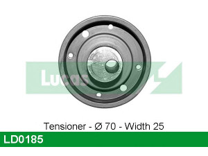 LUCAS ENGINE DRIVE LD0185 įtempiklio skriemulys, paskirstymo diržas
4315705