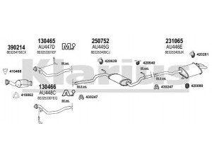 KLARIUS 940750E išmetimo sistema 
 Išmetimo sistema -> Išmetimo sistema, visa