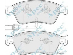 APEC braking PAD1349 stabdžių trinkelių rinkinys, diskinis stabdys 
 Techninės priežiūros dalys -> Papildomas remontas
4E0698151, 4E0698151A, 4E0698151B