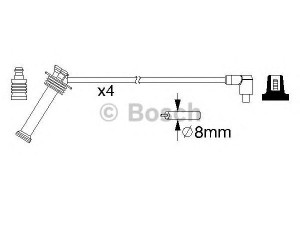 BOSCH 0 986 357 208 uždegimo laido komplektas 
 Kibirkšties / kaitinamasis uždegimas -> Uždegimo laidai/jungtys