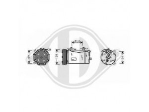 DIEDERICHS 7227001 kompresorius, oro kondicionierius 
 Oro kondicionavimas -> Kompresorius/dalys
7D0820805