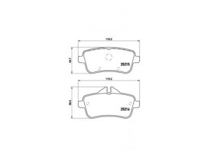 BREMBO P 50 101 stabdžių trinkelių rinkinys, diskinis stabdys 
 Techninės priežiūros dalys -> Papildomas remontas
0064203520, 0064206320, A0064203520