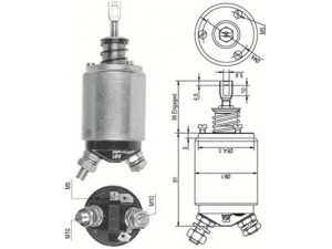 MAGNETI MARELLI 940113050097 solenoidinis jungiklis, starteris