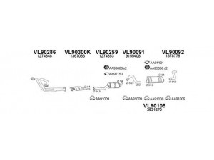 VENEPORTE 900114 išmetimo sistema