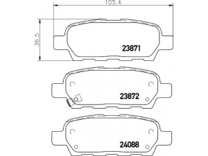 HELLA PAGID 8DB 355 010-241 stabdžių trinkelių rinkinys, diskinis stabdys 
 Techninės priežiūros dalys -> Papildomas remontas
440608H385, 44060AL585, 44060AL586