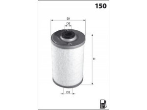 MECAFILTER ELG5500 kuro filtras 
 Filtrai -> Kuro filtras
3254700092, 3524700092, 0000901151