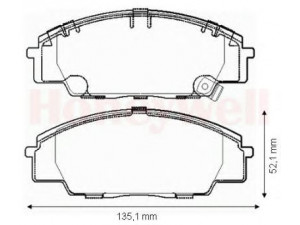 BENDIX 572432B stabdžių trinkelių rinkinys, diskinis stabdys 
 Techninės priežiūros dalys -> Papildomas remontas
45022S2AE10, 45022S2AE50, 45022SMTE00