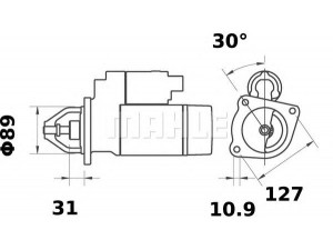 MAHLE ORIGINAL MS 356 starteris 
 Elektros įranga -> Starterio sistema -> Starteris
51 26201 7085, 51 26201 7118, 51 26201 7152