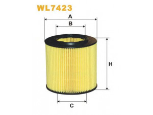 WIX FILTERS WL7423 alyvos filtras 
 Techninės priežiūros dalys -> Techninės priežiūros intervalai
11427523201, 11427541827, 11427566327