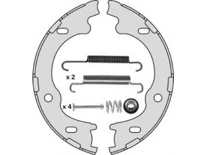 MGA M886R stabdžių trinkelių komplektas, stovėjimo stabdis 
 Stabdžių sistema -> Rankinis stabdys
583501HA00