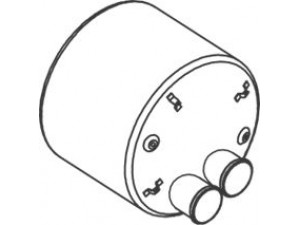 DINEX 22312 vidurinis duslintuvas 
 Išmetimo sistema -> Duslintuvas
1691297, 1735978, 1747246, 1827548