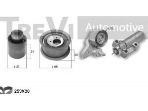 TREVI AUTOMOTIVE KD1397 paskirstymo diržo komplektas 
 Techninės priežiūros dalys -> Papildomas remontas