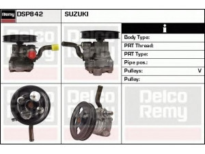DELCO REMY DSP842 hidraulinis siurblys, vairo sistema 
 Vairavimas -> Vairo pavara/siurblys