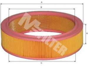 MFILTER A 116 oro filtras 
 Techninės priežiūros dalys -> Techninės priežiūros intervalai
1575 189, 79 HF 9601 AA, 9974860