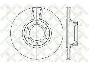 STELLOX 6020-3920V-SX stabdžių diskas 
 Stabdžių sistema -> Diskinis stabdys -> Stabdžių diskas
09160398, 4500098, 9160398, 7700302128