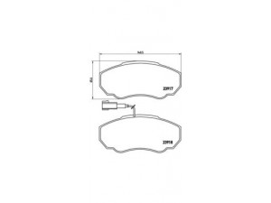 BREMBO P 23 091 stabdžių trinkelių rinkinys, diskinis stabdys 
 Techninės priežiūros dalys -> Papildomas remontas
77364862, 425242, 425243, 425458