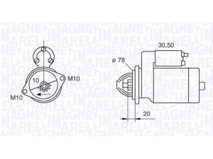 MAGNETI MARELLI 063522628010 starteris 
 Elektros įranga -> Starterio sistema -> Starteris
36100-4A000