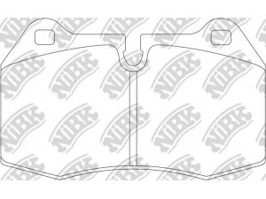 NiBK PN0165S didelio efektyvumo stabdžių trinkelių komplektas 
 Stabdžių sistema -> Didelio efektyvumo stabdžiai -> Didelio efektyvumo stabdžių trinkelės