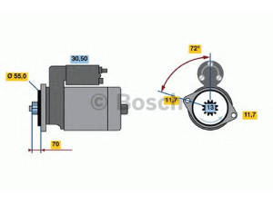 BOSCH 0 986 016 511 starteris 
 Elektros įranga -> Starterio sistema -> Starteris
28100 62011, 28100 74010, 28100 74011