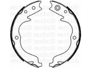METELLI 53-0268 stabdžių trinkelių komplektas, stovėjimo stabdis 
 Stabdžių sistema -> Rankinis stabdys
4800A001, MN161157, MR955704, MR955705