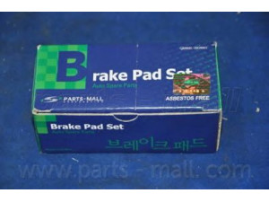 PARTS-MALL PKA-001 stabdžių trinkelių rinkinys, diskinis stabdys 
 Techninės priežiūros dalys -> Papildomas remontas
581010BA00, 581011CA00, 581011CA10