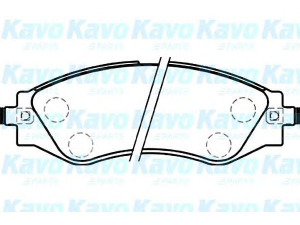 KAVO PARTS BP-1009 stabdžių trinkelių rinkinys, diskinis stabdys 
 Techninės priežiūros dalys -> Papildomas remontas