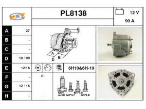 SNRA PL8138 kintamosios srovės generatorius
0071542602