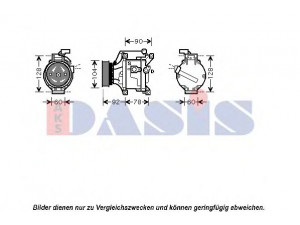 AKS DASIS 850748N kompresorius, oro kondicionierius 
 Oro kondicionavimas -> Kompresorius/dalys
8831002192, 8831002330, 8831013032