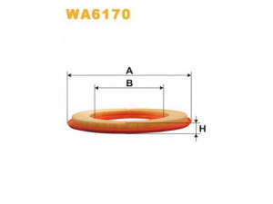 WIX FILTERS WA6170 oro filtras 
 Filtrai -> Oro filtras
5016995, 5018031, 860X9601MA, 870X9601UA