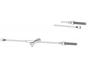KAWE FO02218 trosas, stovėjimo stabdys 
 Stabdžių sistema -> Valdymo svirtys/trosai
1501846, 1517528, 7M512853AB