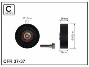 CAFFARO 37-37 kreipiantysis skriemulys, V formos rumbuotas diržas 
 Diržinė pavara -> V formos rumbuotas diržas/komplektas -> Laisvasis/kreipiamasis skriemulys
46547564, 46547564, 46547564