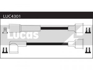LUCAS ELECTRICAL LUC4301 uždegimo laido komplektas 
 Kibirkšties / kaitinamasis uždegimas -> Uždegimo laidai/jungtys