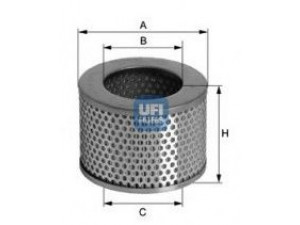 UFI 27.097.00 oro filtras 
 Filtrai -> Oro filtras
17801-60040, 17801-66020, 17801-66040