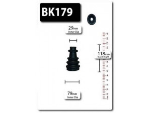 SHAFTEC BK179 gofruotoji membrana, kardaninis velenas 
 Ratų pavara -> Gofruotoji membrana