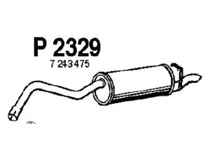 FENNO P2329 galinis duslintuvas 
 Išmetimo sistema -> Duslintuvas
7243475