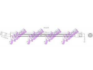 Brovex-Nelson H6609 stabdžių žarnelė 
 Stabdžių sistema -> Stabdžių žarnelės
13237788, 20912242, 20912243, 562147
