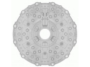 SACHS 1882 320 131 sankabos suspaudimo plokštelė