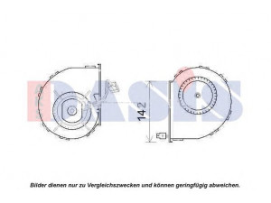 AKS DASIS 740124N elektrovariklis, vidinis pūtiklis 
 Šildymas / vėdinimas -> Orpūtė/dalys
0028303108, A0028303108