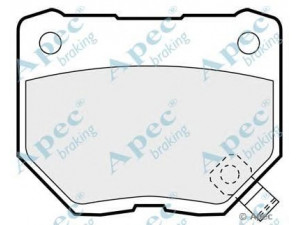 APEC braking PAD753 stabdžių trinkelių rinkinys, diskinis stabdys 
 Techninės priežiūros dalys -> Papildomas remontas
4406004U86