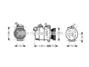 AVA QUALITY COOLING OLK376 kompresorius, oro kondicionierius 
 Oro kondicionavimas -> Kompresorius/dalys
1854084, 90564976