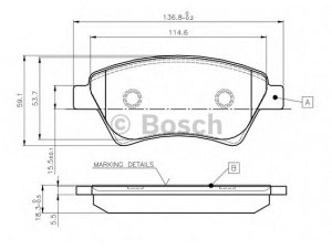 BOSCH 0 986 TB2 440 stabdžių trinkelių rinkinys, diskinis stabdys 
 Techninės priežiūros dalys -> Papildomas remontas
77 01 206 044, 77 01 207 184, 77 01 207 672