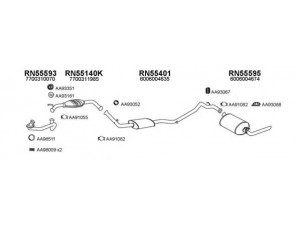 VENEPORTE 550475 išmetimo sistema 
 Išmetimo sistema -> Išmetimo sistema, visa