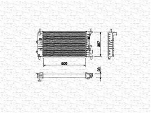 MAGNETI MARELLI 350213493000 radiatorius, variklio aušinimas 
 Aušinimo sistema -> Radiatorius/alyvos aušintuvas -> Radiatorius/dalys
6562897, 6912232, 92AB8005CC, 92AB8005DB