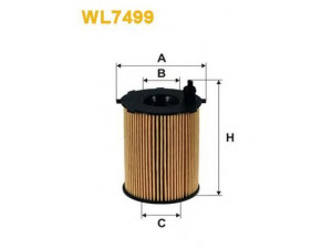 WIX FILTERS WL7499 alyvos filtras 
 Filtrai -> Alyvos filtras
55224598