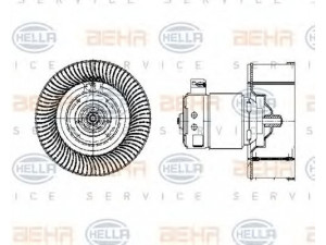 HELLA 8EW 009 158-041 vidaus pūtiklis 
 Šildymas / vėdinimas -> Orpūtė/dalys
64 11 8 373 985, 8 373 985