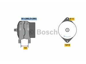 BOSCH 0 124 525 203 kintamosios srovės generatorius
841 361 37